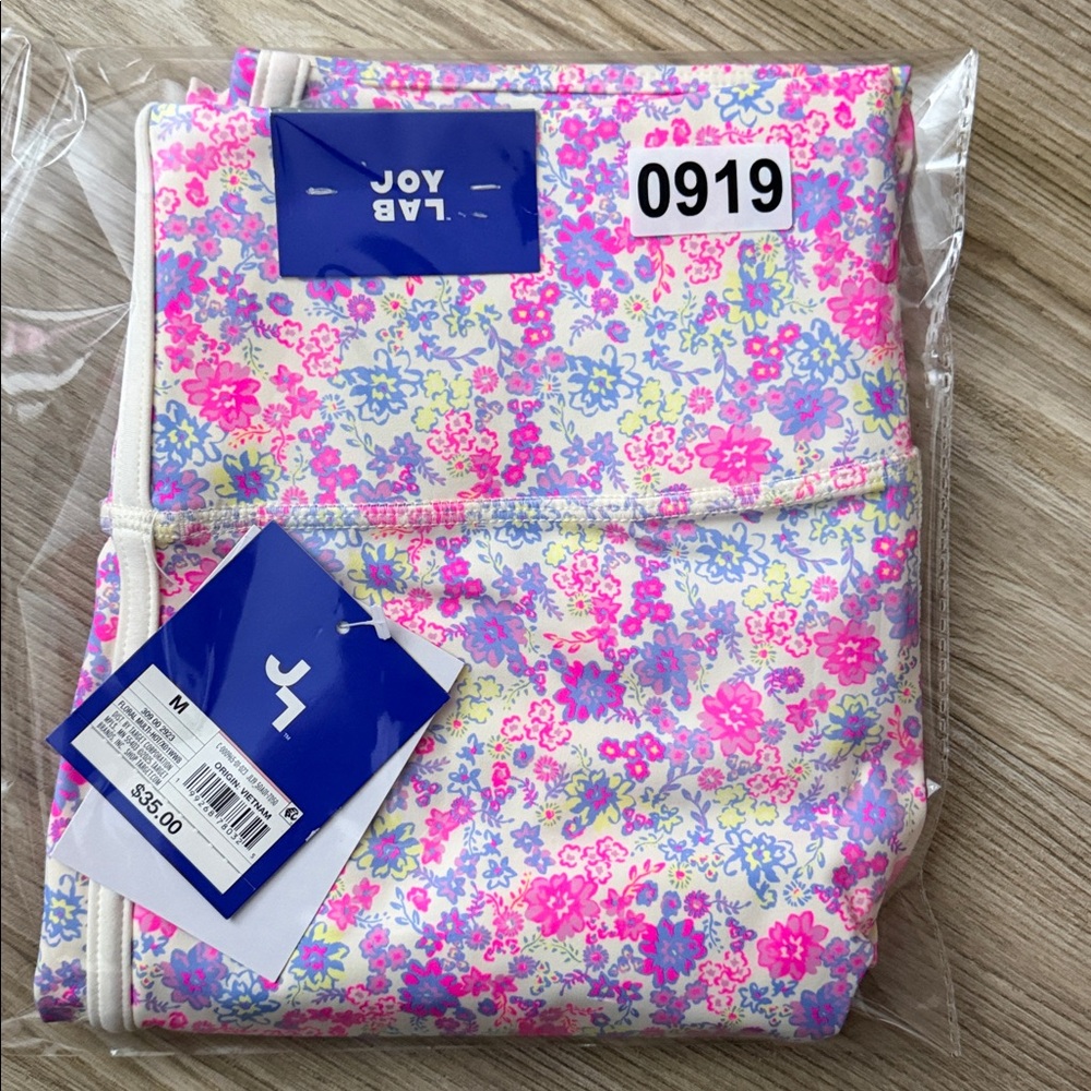 JoyLab™ Women's Floral Print High-Rise Piped Leggings - Pink M, L & XXL - Picture 11 of 16